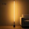 Indoor Lighting for Apartment USB Floor Lamp Bedroom, 50/100cm Modern Standing Light with Remote, Metal Reading Bedroom 360 Degree Dimmable LED Corner