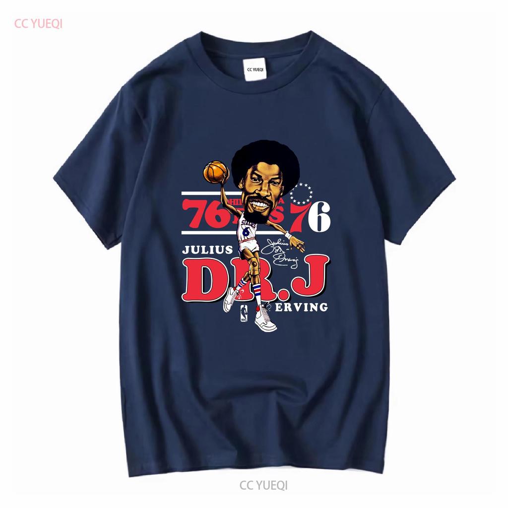 DR J JuliUS eRVING mEN T SHIRT Blue cOTTON tEE aLL sIZE 2f1466 Vintage Washed Stylish Unisex Designer Clothes Homme