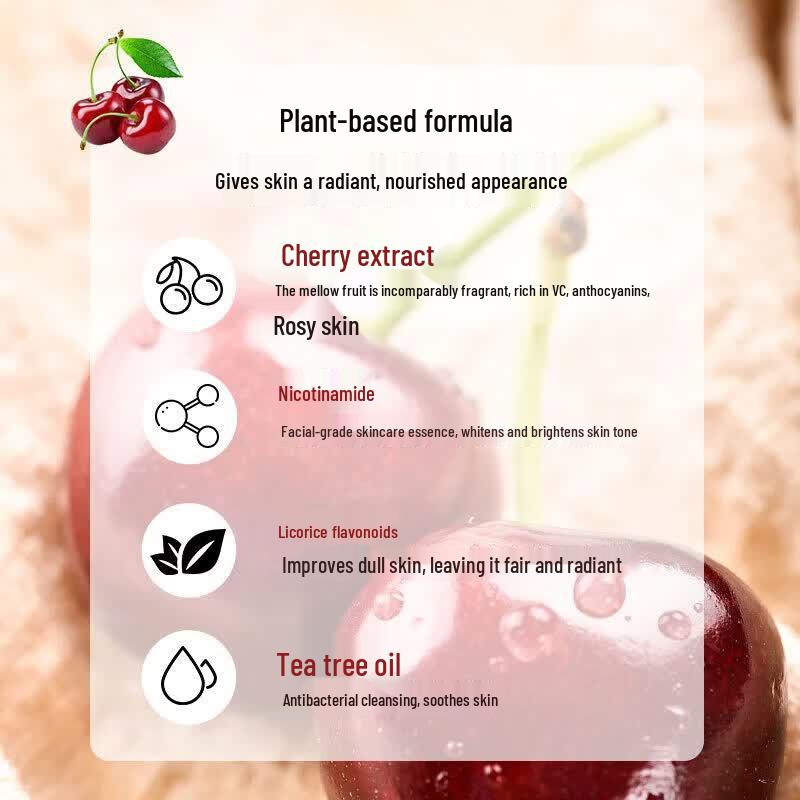 Foretty Fruit Extract Beauty Soap with Cherry Extract
