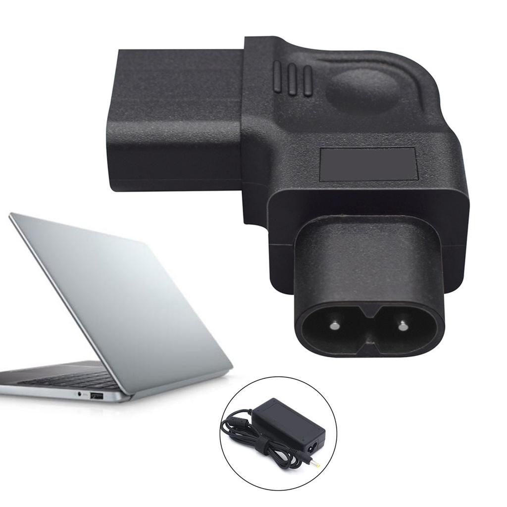 Adaptor cablu de alimentare PDU IEC320 C8 la C13 Figura 8 mufă IEC mamă în unghi drept pentru electronice