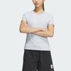 Adidas Cool Feeling Slim Fit Sports Casual T-Shirt Women Tops Light-Blue JD5260