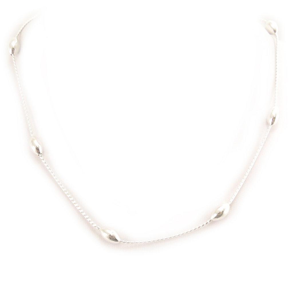 Les Trésors De Lily [D7938] - Silver Necklace 'Pepita'