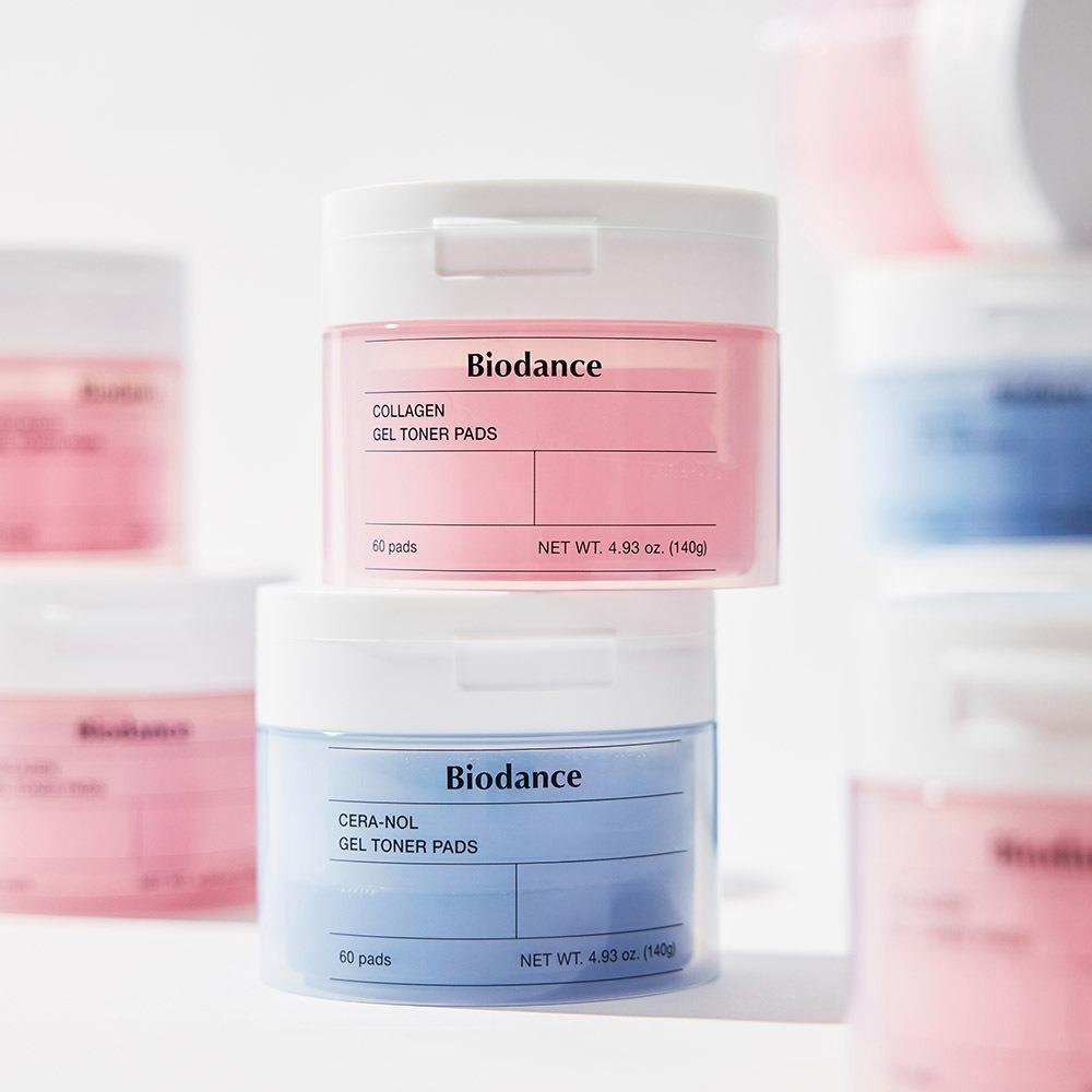 Biodance Bio Collagen Gel Toner Pad 140g 60 Sheets 2ea Set, Deep Hydration & Smooth Texture