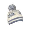 Winter new Fair Island wind jacquard knitted wool hat children show small face thickened warm ear protector cold hat