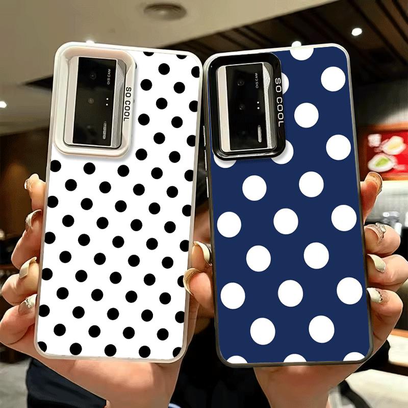 Polka Dots Art Fashion Desgin Shockproof Phone Case for Xiaomi Poco X7 X6 X5 X3 Pro F7 Ultra M8 Redmi 15C 15 14C 13C 12C 10C 13
