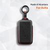 Interior Mouldings Alcantara Suede Car Remote Smart Key Case Cover Shell For Avatr Avita 11 12 Protector Keyless Keychain Access
