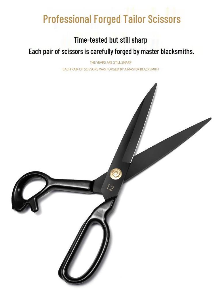 Multi-Size Manganese Steel Tailor Scissors – Cuts Various Fabrics