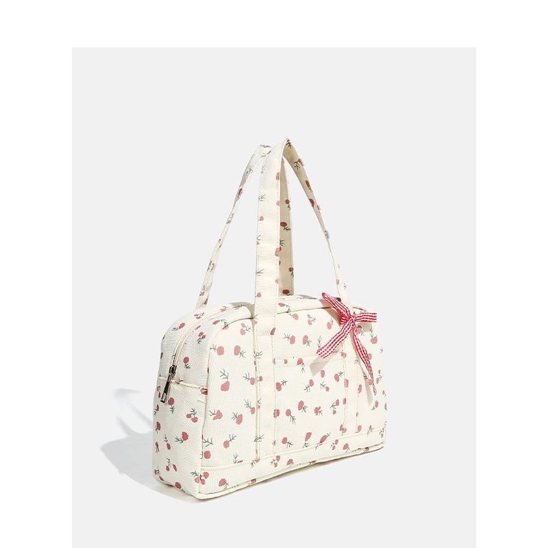 Stylish and Sweet Floral Travel Bag for Women's Large-capacity Leisure Commuting