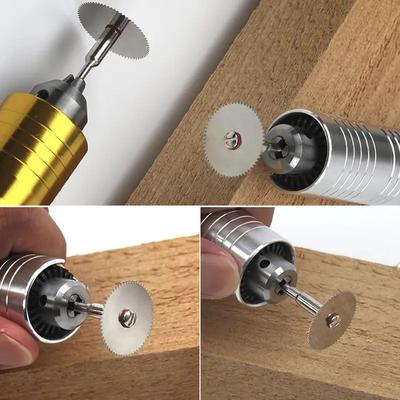 11-teiliges Mini-Kreissägeblatt-Set, Präzisions-Trennscheibe für die Holzbearbeitung mit 1 Stab, 22 mm, 25 mm, 32 mm, zum Schneiden von Holz und Metall