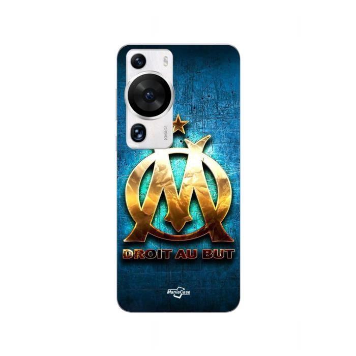 Coque - Maniacase - Huawei P60 Pro - Doré - Brillant - Droit au but bleu