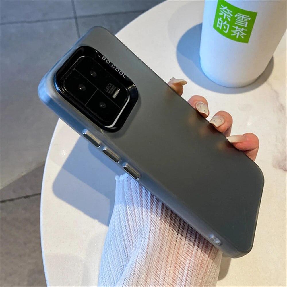 

Для Xiaomi 13T Pro чехол матовый лазерный цветной чехол для телефона для Xiaomi 14 13 Pro Mi 12T 13T 11T 11 Lite бампер противоударный чехол For Xiaomi 13T чёрный