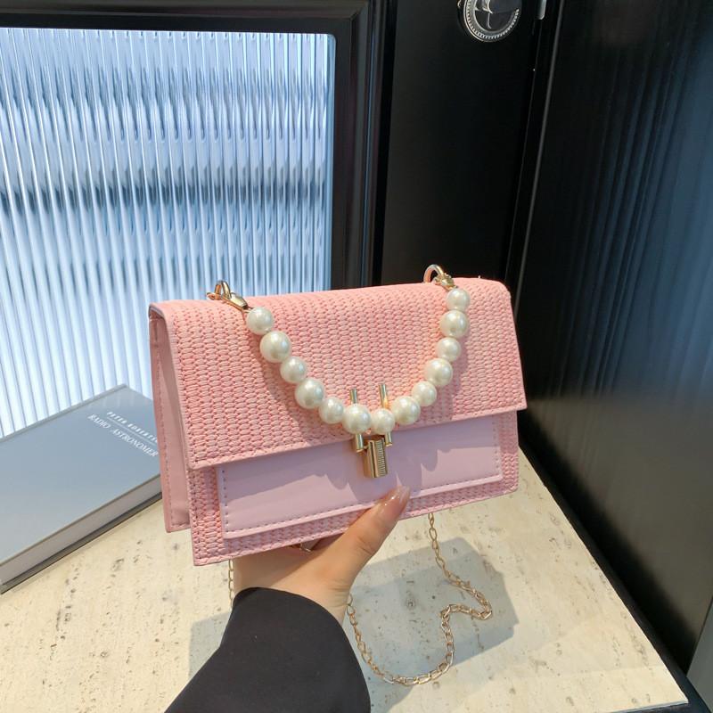 Trendy Street Style Pu Small Square Bag For Women 2024 Chic Summer Shoulder Bag