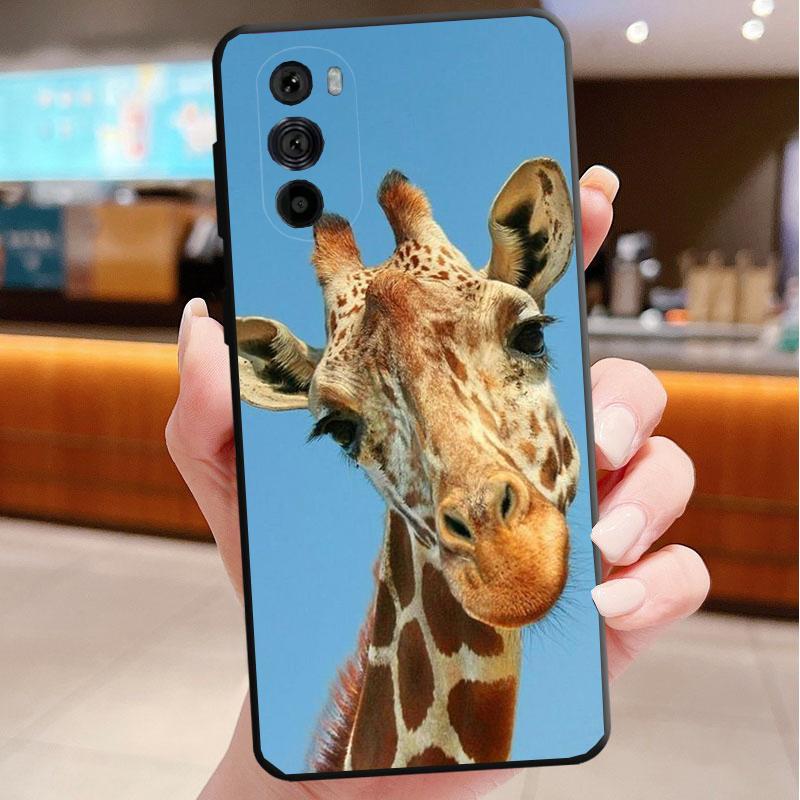 Telefoonhoesje Voor Motorola Edge 50 40 Pro 60 50 40 30 Ultra Neo Fusion Moto G85 G72 G53 G54 G84 G13 G32 Giraffe Anime