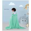 Winter Coral Fleece Kids Hooded Bath Towel 105x150cm Soft Wearable Bathrobe Cape Children Animal Bath Wrap Poncho for Toddlers
