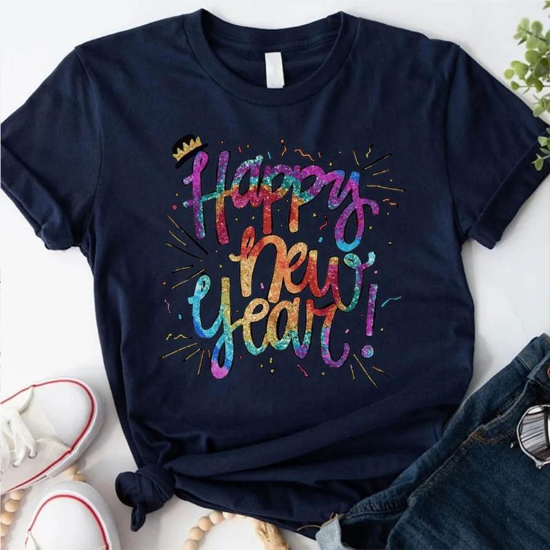 

Boho Happy Funny New Year Shirt for WomenCute New Years ShirtHello 2026 ShirtNew Year GiftXmas PartyNew Years Eve Outfit S