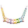 Parrot Swing Bridge Toy Safe Colorful Bird Ladder Swing Bridge for Climbing Playing