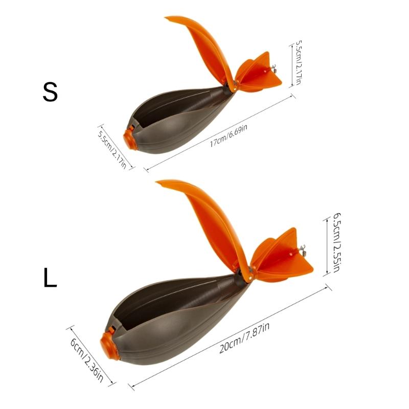 Fishing Feeder Nesting Tool Pellet Position Thrower Baits thrower Feeder Float Lures Baits Holder Fishing Accessory