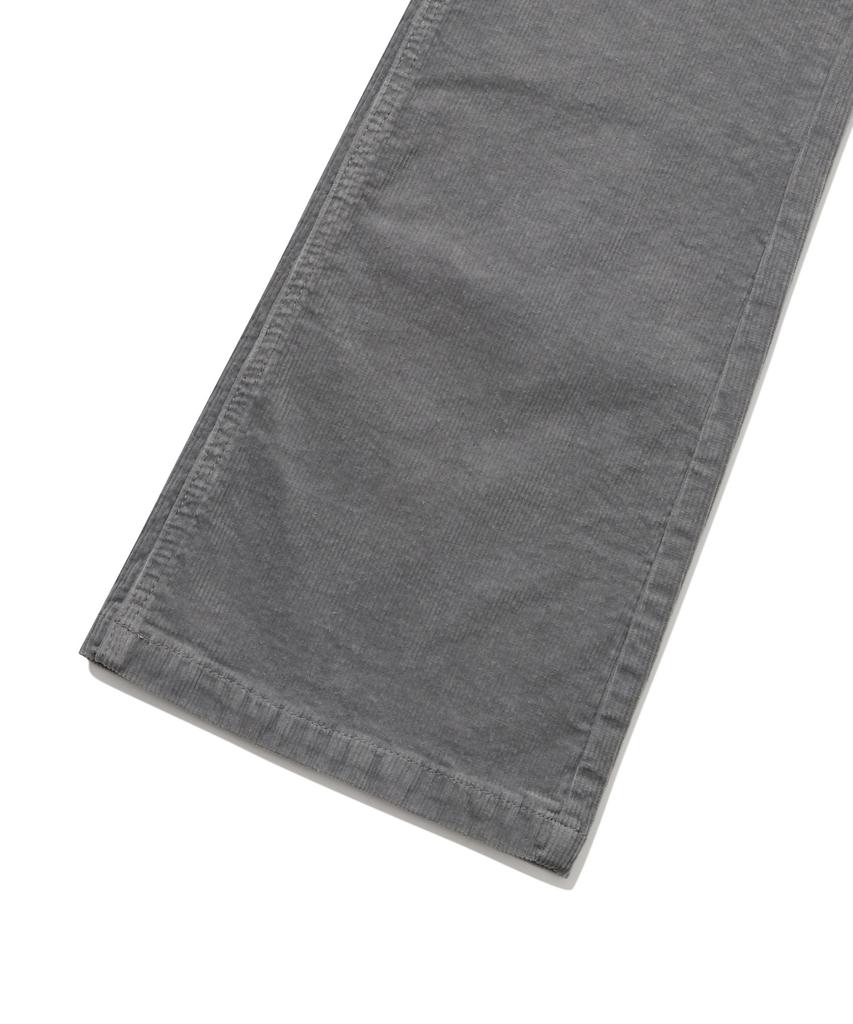 COVERNAT WOMAN Semi Bootcut Corduroy Pants Ash Blue