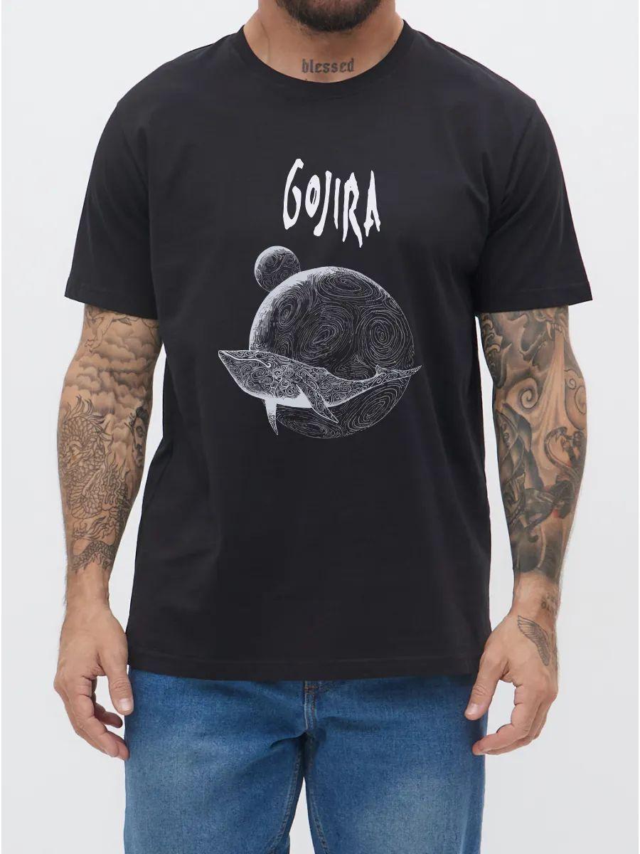 Black Gojira metal T-shirt S