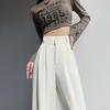 Wide-leg Casual Pants Women's Spring and Autumn New High-end Straight-down Suit Pants