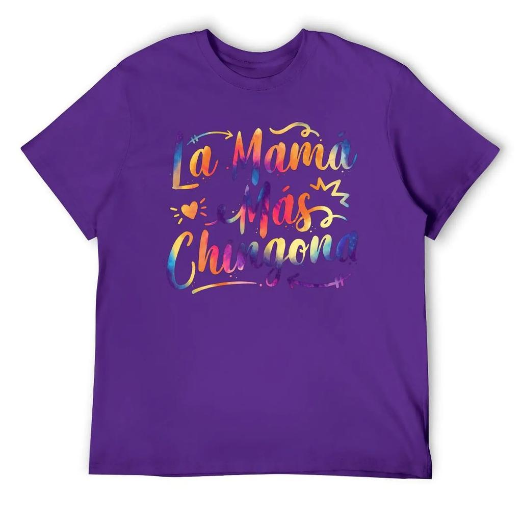 Mother's Day La Mama Mas Chingona Spanish Mothers Day Hispanic Tees Hipster T-shirt Fresh Move Sarcastic Home USA Size