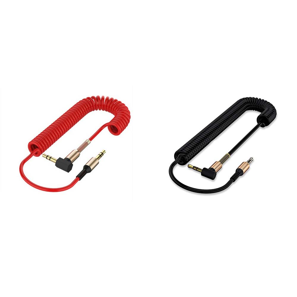 Cable Gold-plated Plug Male To Male Stretch Stereo Aux Cable Car Aux Cord Audio Wire Audio Cable