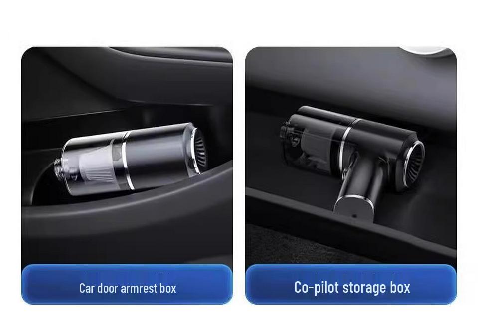Dual-Function Wireless Handheld Vacuum & Blower for Car and Home - High Suction, Rechargeable.