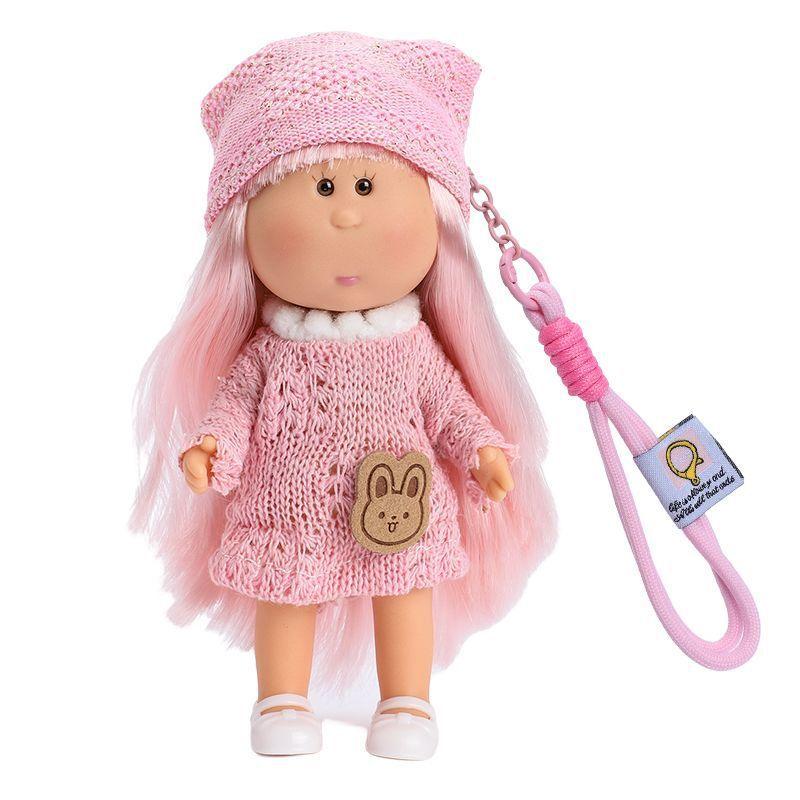 Mini Potato Doll Diy Dress Up Doll With Hanging Rope Girl Bag Pendant Keychain Home Decoration Pendant  Gifts Car Pendant