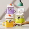 Learn to drink cup baby special suction cup children 1-3 years old milk cup with handle leak-proof drop-proof baby cup wholesale(Forest Green)