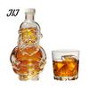 Ferienhaus Bar Dekoration Weihnachtsmann Whiskey Karaffe zur Alkoholaufbewahrung, 320ml Weihnachtliches Glas Weinsammlerflasche, Dekorativer Behälter Und Party