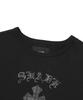 Seuweideu Checkered Cross Crop Tee [Black]