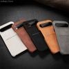 Lens Card Pocket Plain Matte Shockproof Fall Prevention Liquid Soft Phone Case For Google Pixel 8 9 A Pro XL Cover