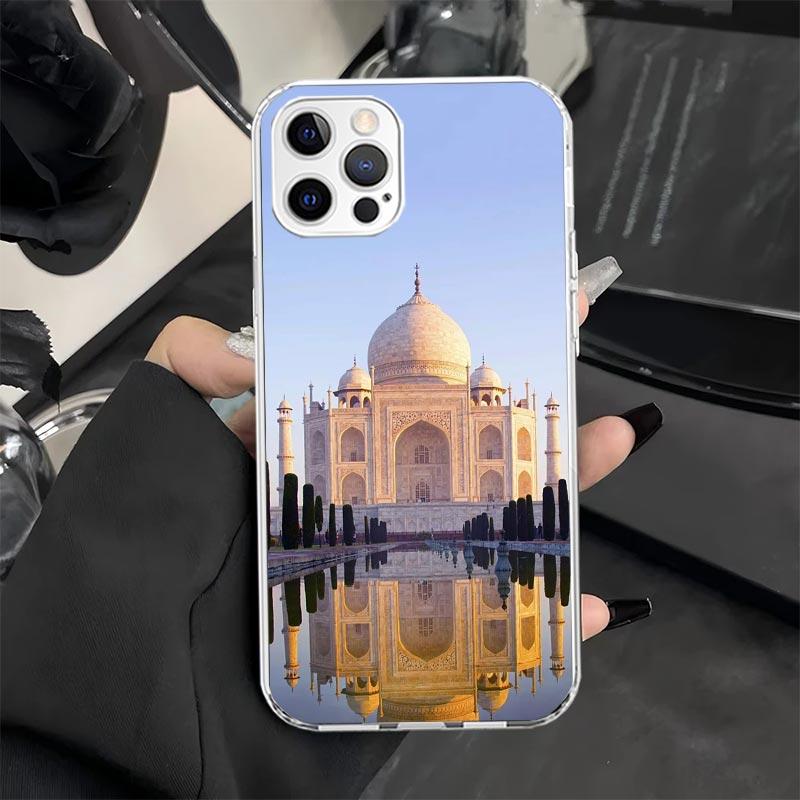 

Islam Muslim Mosque Phone Case for iPhone 11 12 13 Mini 14 15 Plus 16 Pro Max 17 Air 16E 7 8 SE 17ProMax Soft Fundas Cover iPhone 15
