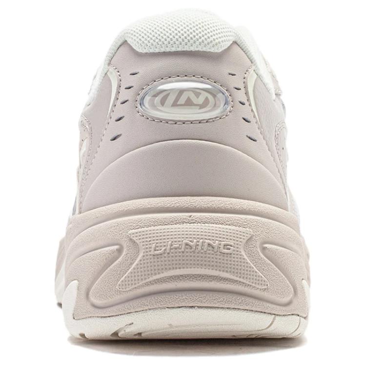 Li Ning Tiger Whale Synthetic Leather Fabric Soft Comfortable Wear Resistant Non Slip Low Top Casual Shoes Men casual shoes AGCU029-3
