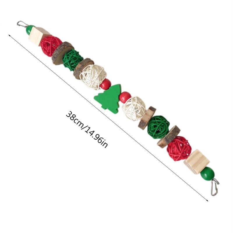 Pet Bird Chew Toy Natural Christmas Corn Cluster for Cockatiel Conure Cockatoos Teeth Grinding Perfect for Cage Bird