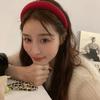 Fashion Solid Color Hair Bands Girls Vintage Elastic Headbands Sponge Hairbands Hair Hoop Korean Hair Accessories for Women
