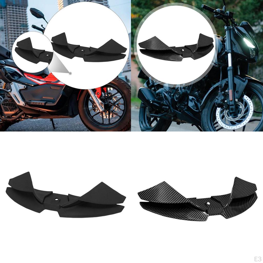 Aerodynamic Wing, Motorcycle Front Spoiler Kit, Wing Deflector for