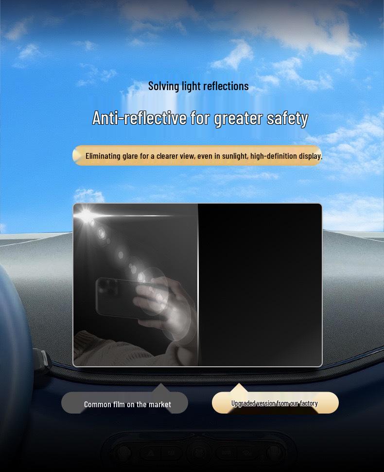 Denza Z9 GT Center Console Navigation Screen Tempered Film Protector - Fits 26 Models