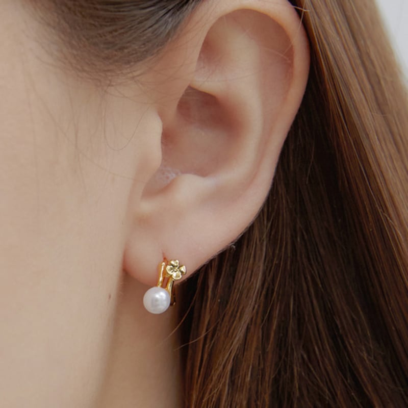 Primaute Pearl Clover Earring