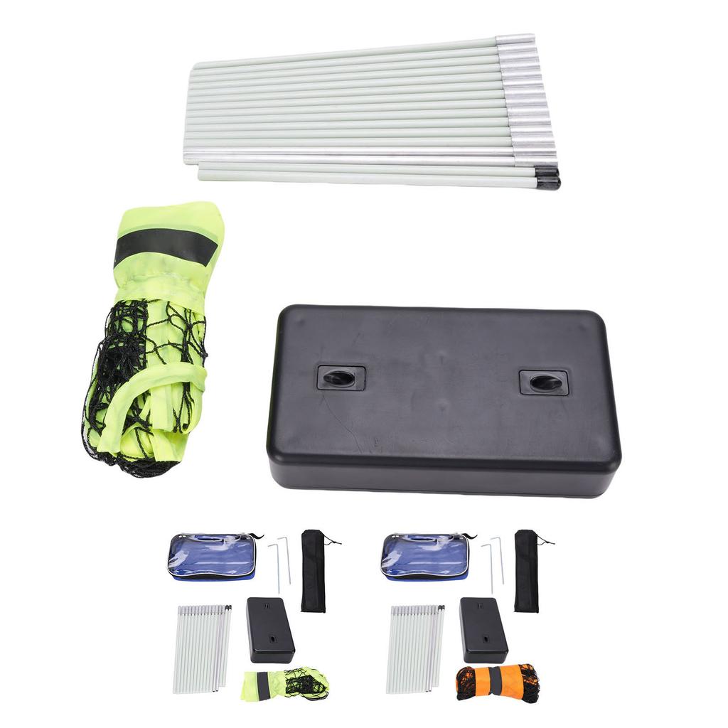 Portable Badminton Net Quick Setup Standard Badminton Net with Freestanding Base for Beach Backyard 