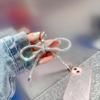 Personalizing Phone Decors Bowknot Keychain Accessory Tablet Decorative Hangings Elegant Purse Embellishment for Phone