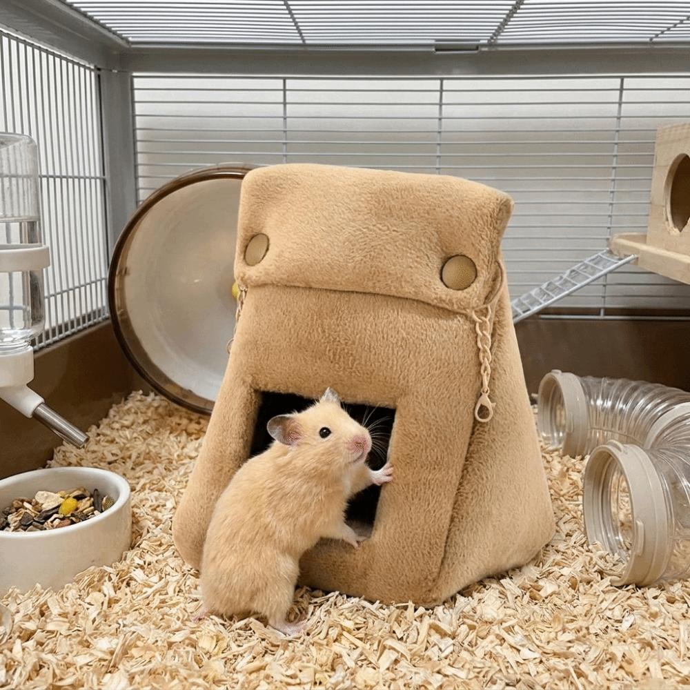 Windproof Bread Bag Hamster Nest Thickened Small Pet Sleeping Bag Cage Accessories