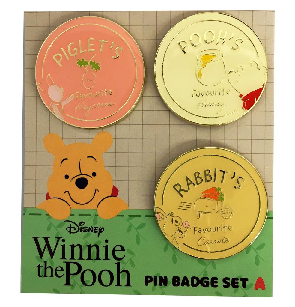Winnie the PoohPin Badge Set A IBA229