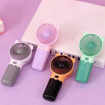 New Portable Outdoor Mini Handheld Fan Gift Spray Fan Humidification Ice Coating Handheld Fan, No Battery Include
