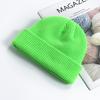 Men's Trendy Autumn and Winter Warm Melon Cap Student's Fashion Cuffed Hipster Beanie Women's Solid Knitte… More