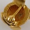 CHANEL COCO Mark Earring vintage Plated Gold 11.2g Women Used