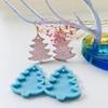 Silicone Christmas Tree Earring Epoxy Mold Handmade Earring Pendant Mold for Craft Enthusiasts Jewelry Making Tool