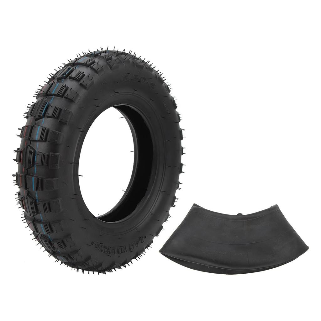 Motorcycle Tire and Tube Set, 3.50-8 Inch, Metal-Rubber, Explosion-Proof, High Strength, for Z50, Z50A, Z50R, and Z50RD
