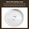 58mm Edelstahl Vier-Tassen-Pulverschale Kaffeemaschinen-Griff Filterkorb Wiederverwendbare Kaffeefilter