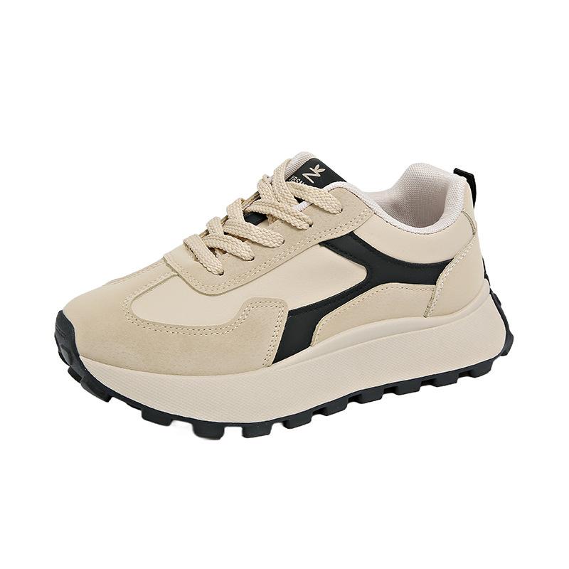 Women's thick soled casual running sports shoes women's multifunctional trendy sports shoes height increasing multifunctional